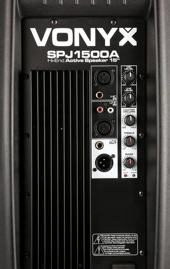 Колонка активная Vonyx SPJ-1500A 15 дюймов 800 ВТ (178.030) - фото 8
