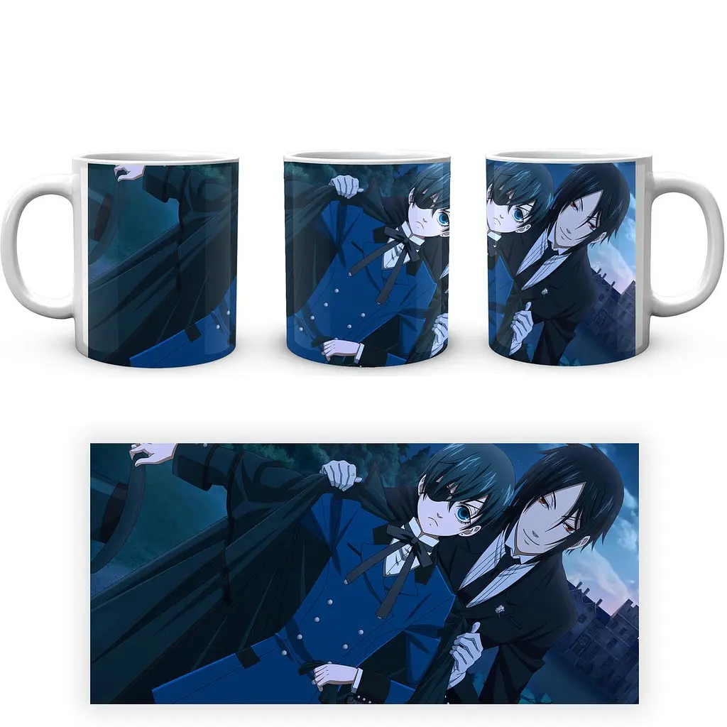 Кухоль GeekLand Black Butler Темний дворецкий Сіель Себастьян BLCKB 02 330 мл білий - фото 4