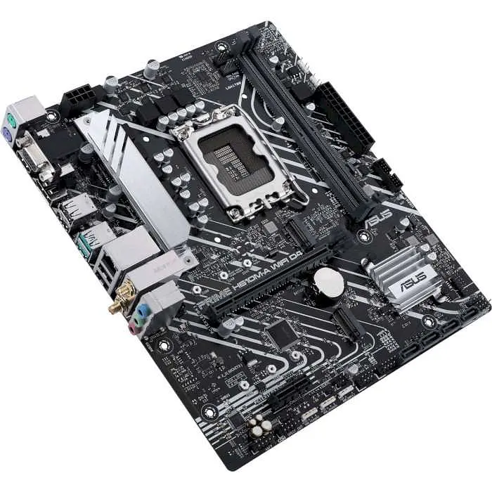 Материнська плата ASUS PRIME H610M-A WIFI D4 (PRIME H610M-A WIFI D4) (Socket 1700, Intel H610, Micro-ATX) - фото 3