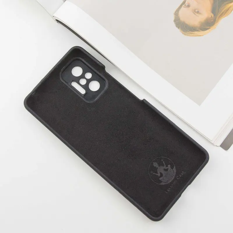 Чохол Silicone Cover Lakshmi Full Camera (AAA) для Xiaomi Redmi Note 10 Pro / 10 Pro Max Чорний / Black - фото 3