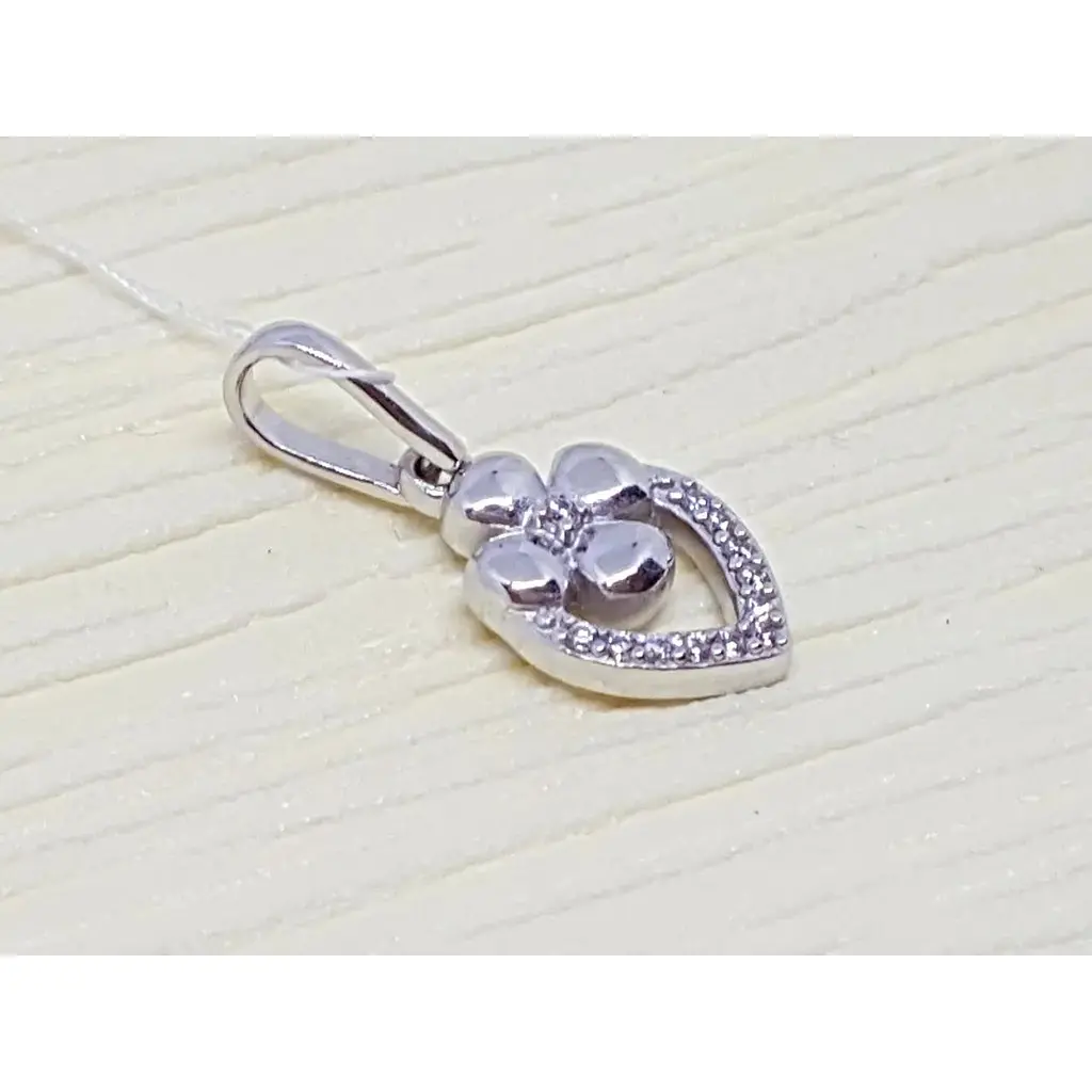 Срібна підвіска Лазурит з фіанітами. 39102р - фото 2