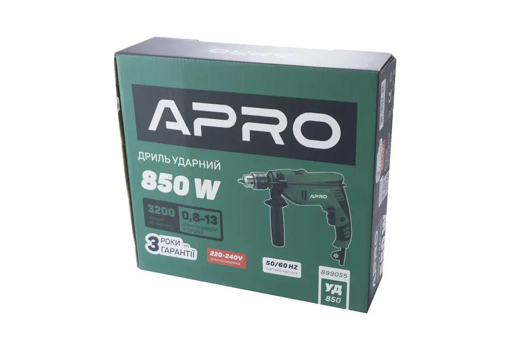 Дрель ударная электрическая Apro УД 850 - фото 4