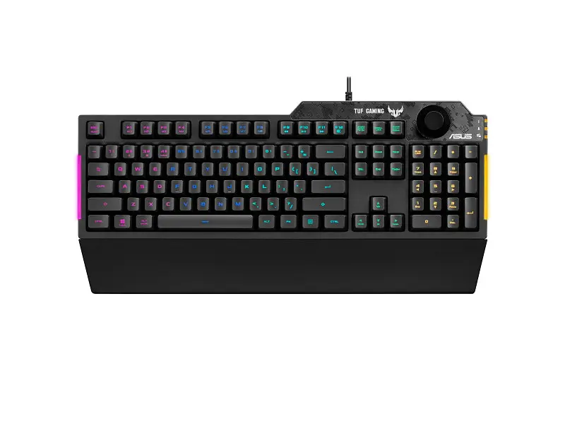 Клавіатура Asus TUF Gaming RGB Black (90MP01X0-BKMA00)