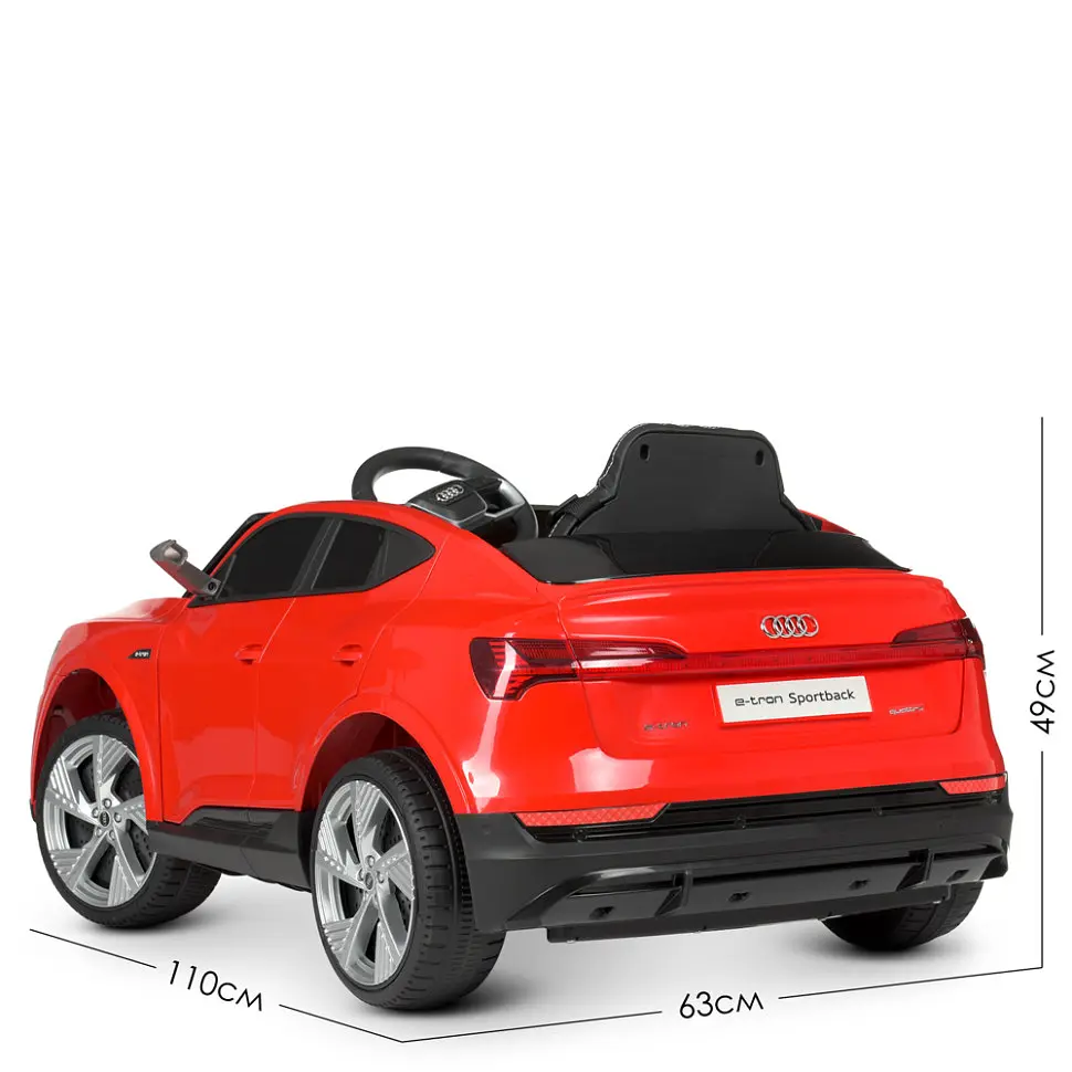 Детский электромобиль Bambi M 4806EBLR-3 Audi красный - фото 5