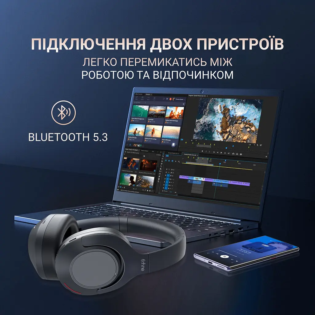 Навушники Fifine чорні (X3) - фото 11