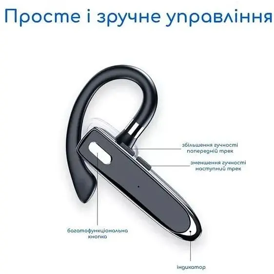 Гарнітура Bluetooth Xicami YYK-530 Black - фото 7