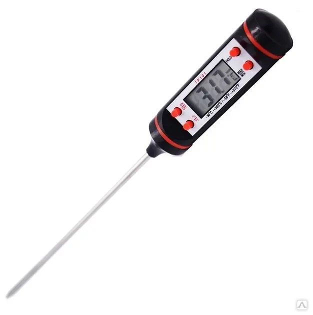 Термометр харчовий FOOD THERMOMETER (від -50°C до +300°C), Електронний кулінарний щуп-термометр для м'яса та рідин - фото 3