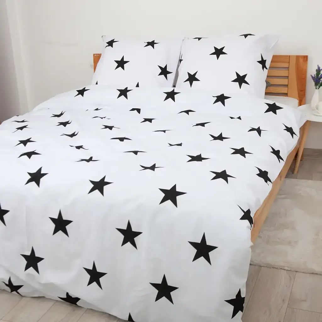 Постільна білизна ТЕП Happy Sleep Duo Morning Star ранфорс двоспальна біла - фото 2