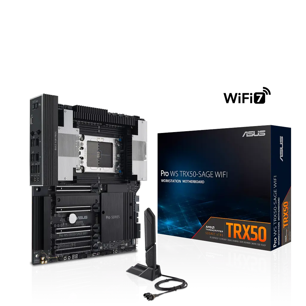 Материнська плата Asus PRO WS TRX50-SAGE WIFI Socket TR5 (PRO WS TRX50-SAGE WIFI) - фото 6