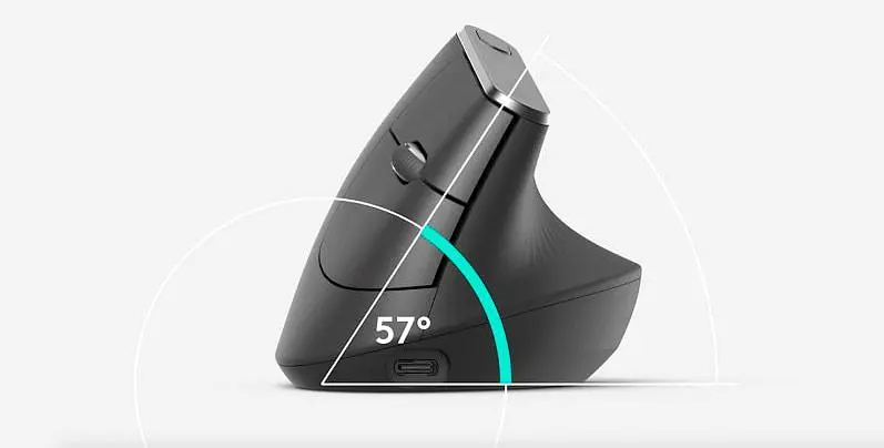 Миша Logitech MX Vertical Graphite (910-005447/910-005448) [96062] - фото 9