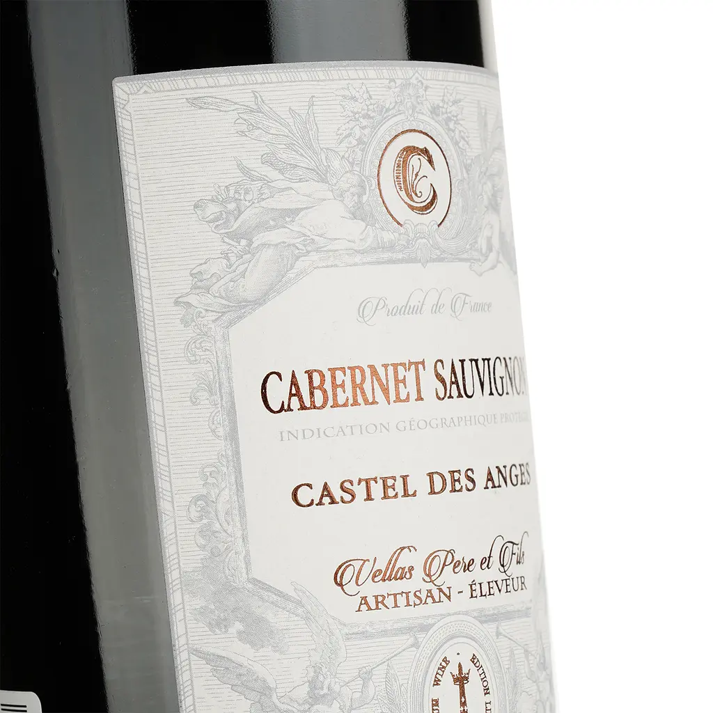 Вино Castel des Anges Cabernet Sauvignon IGP Pays D'Oc 2019 красное сухое 0.75 л - фото 3
