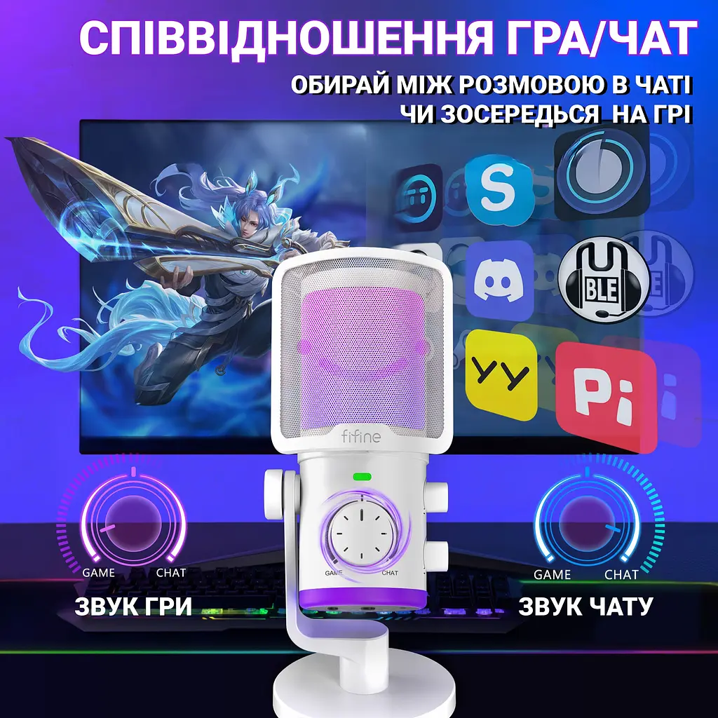 Микрофон Fifine USB (TAM6W) - фото 9