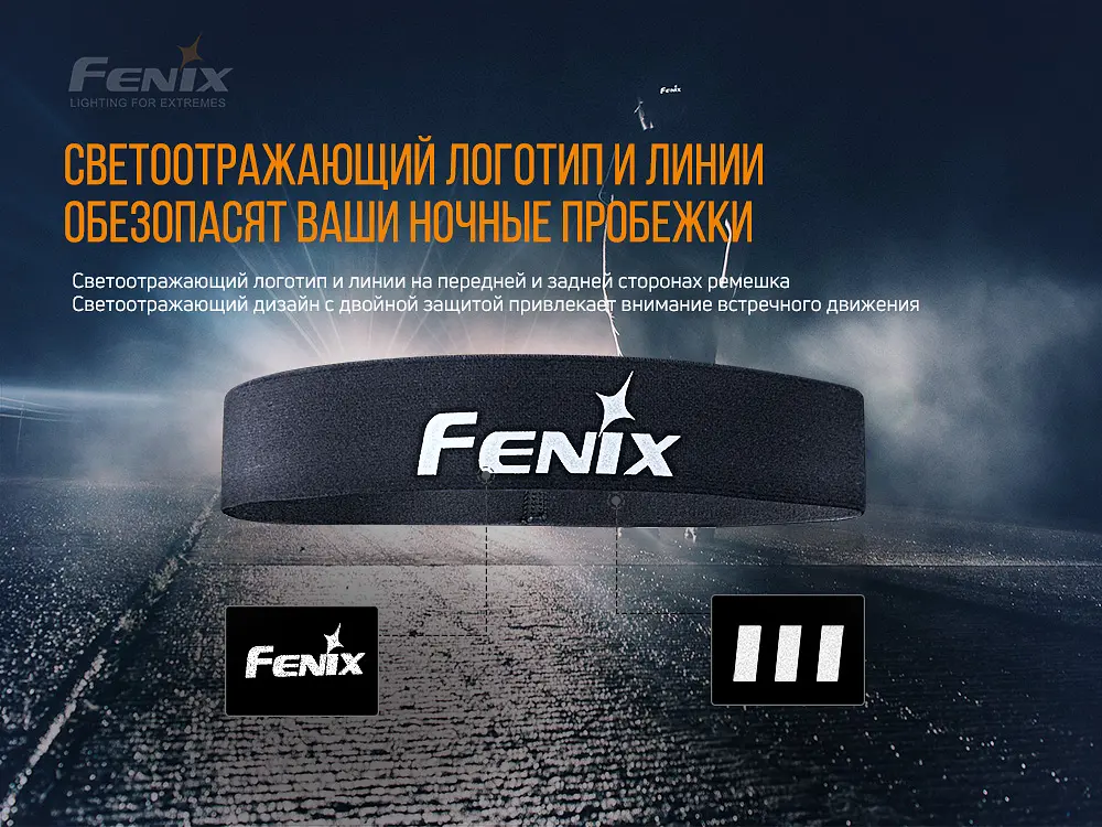 Повязка на голову Fenix AFH-10 черная - фото 8