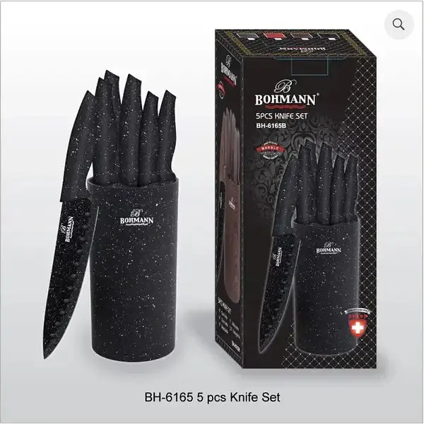 Набір ножів Bohmann BH 6165 black - фото 3