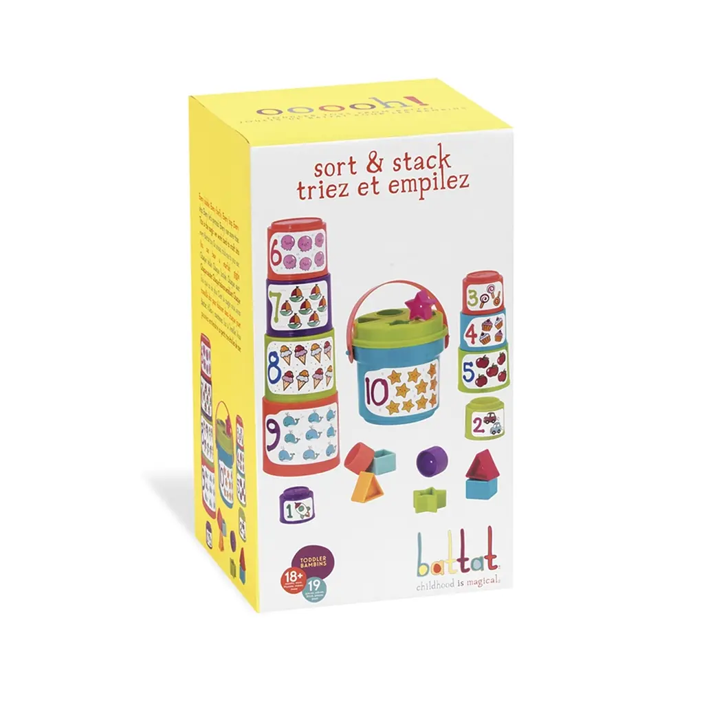 Игровой набор Battat Сортер-пирамидка 2 в 1 (BT2529Z) - фото 5