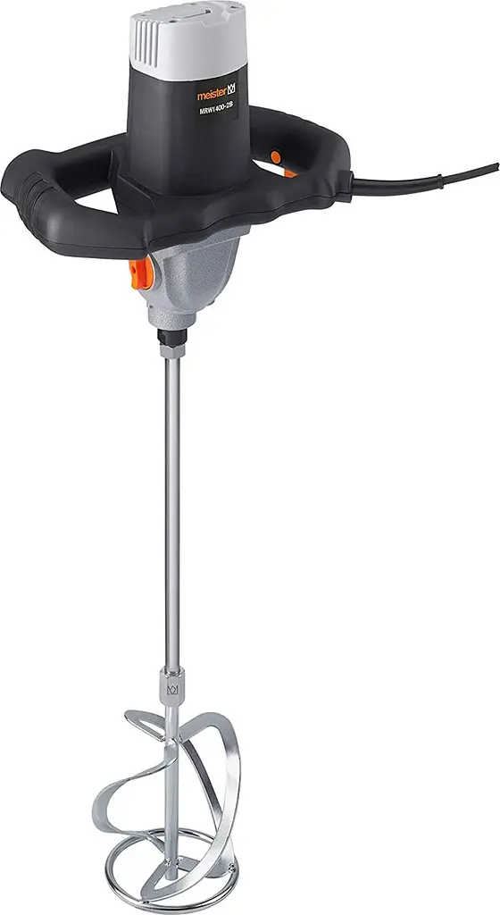 Строительный миксер Meister mrw1400-1 диаметр мешалки 120 мм скорость 0-760 об/мин 1400 Вт - фото 3