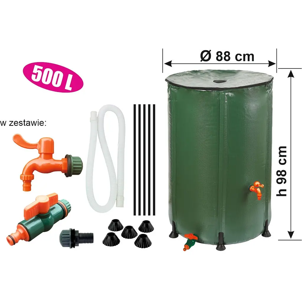 Ємність для води Ramp RZB500 складна 500 л (216598) - фото 2