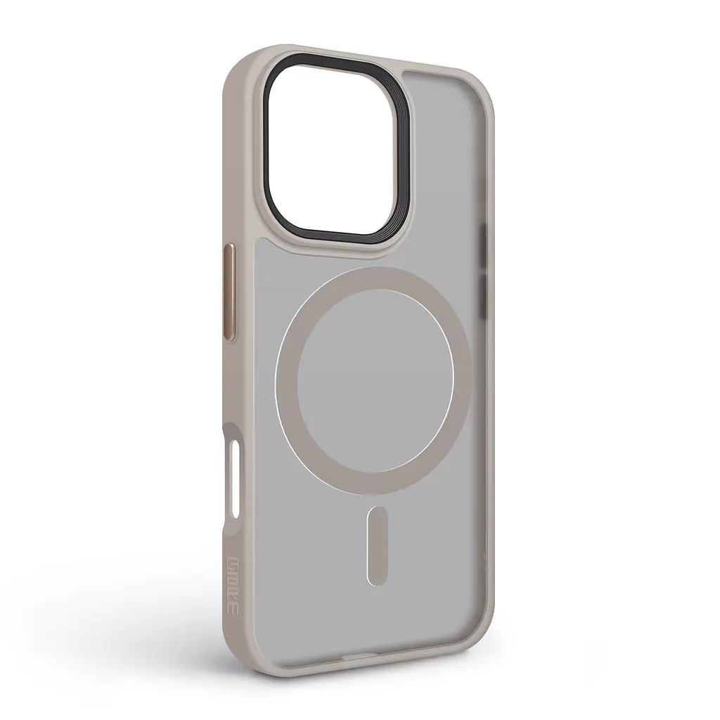 Чехол для Apple iPhone 16 Pro, Uniq MagCase, бежевый, противоударный, панель-накладка с магсейф, ударопрочный TPU+PC, с магнитом MagSafe, поддержка полноценной беспроводной зарядки, ArmorStandart (ARM79508) - фото 2