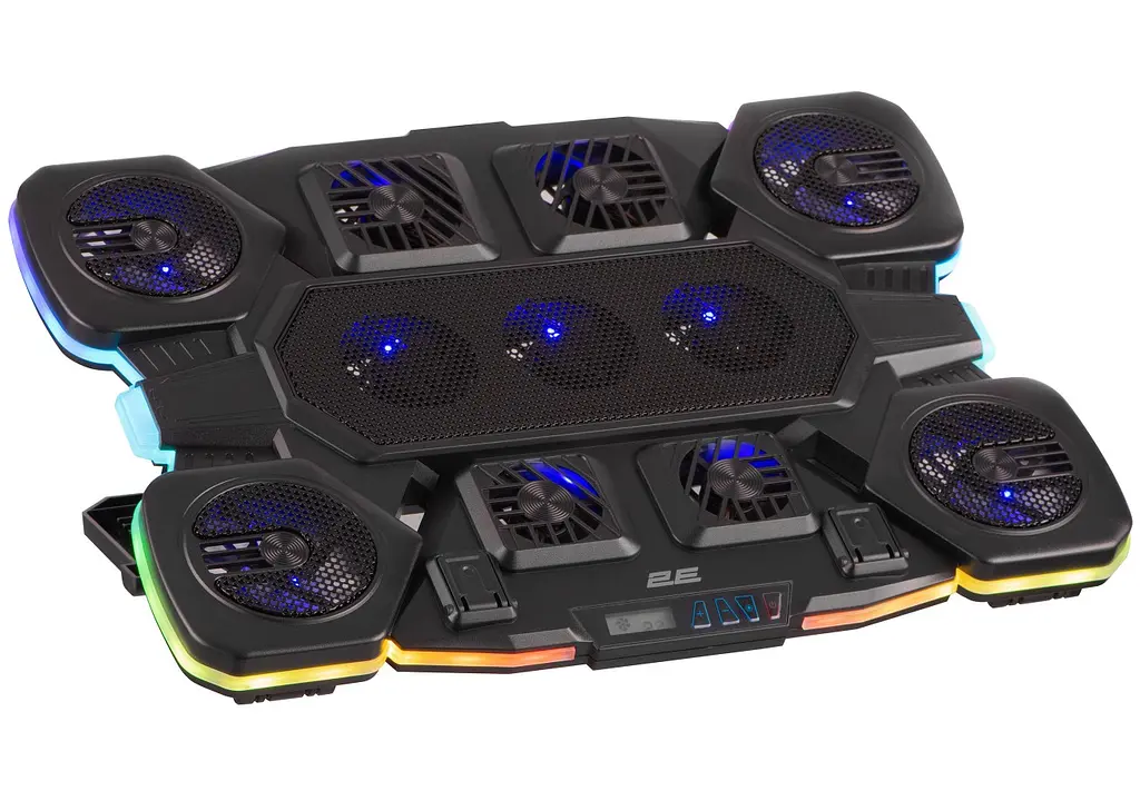 Охолоджувальна підставка для ноутбука до 17,3 дюймів 2E GAMING CPG11 11xfans - фото 3