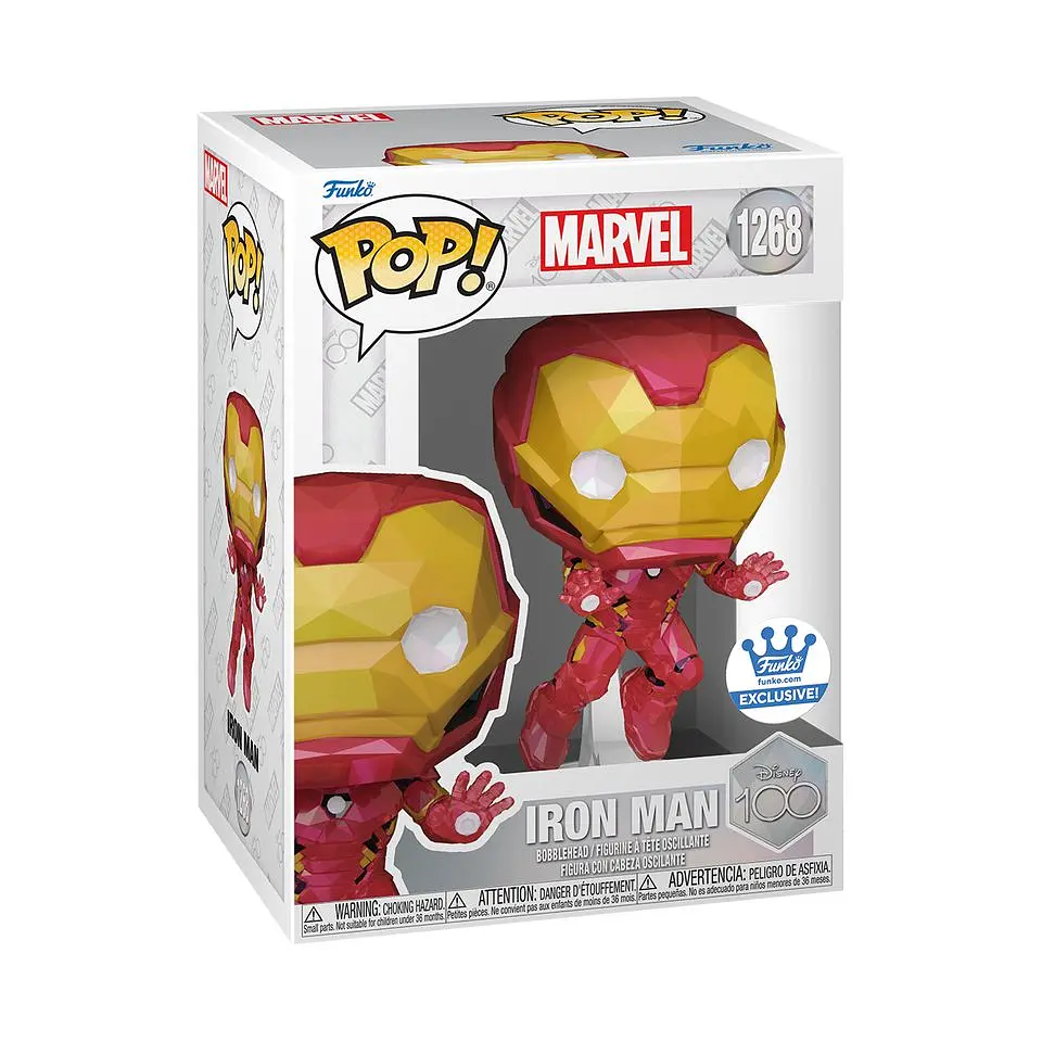 Фігурка Funko Pop Exclusive Фанко Поп Marvel Iron Man Марвел Залізна людина 10 см E M IM 1268 - фото 3
