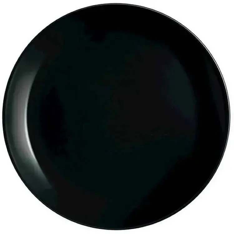Тарілка LUMINARC обідня 250мм кругла Diwali Black P0867