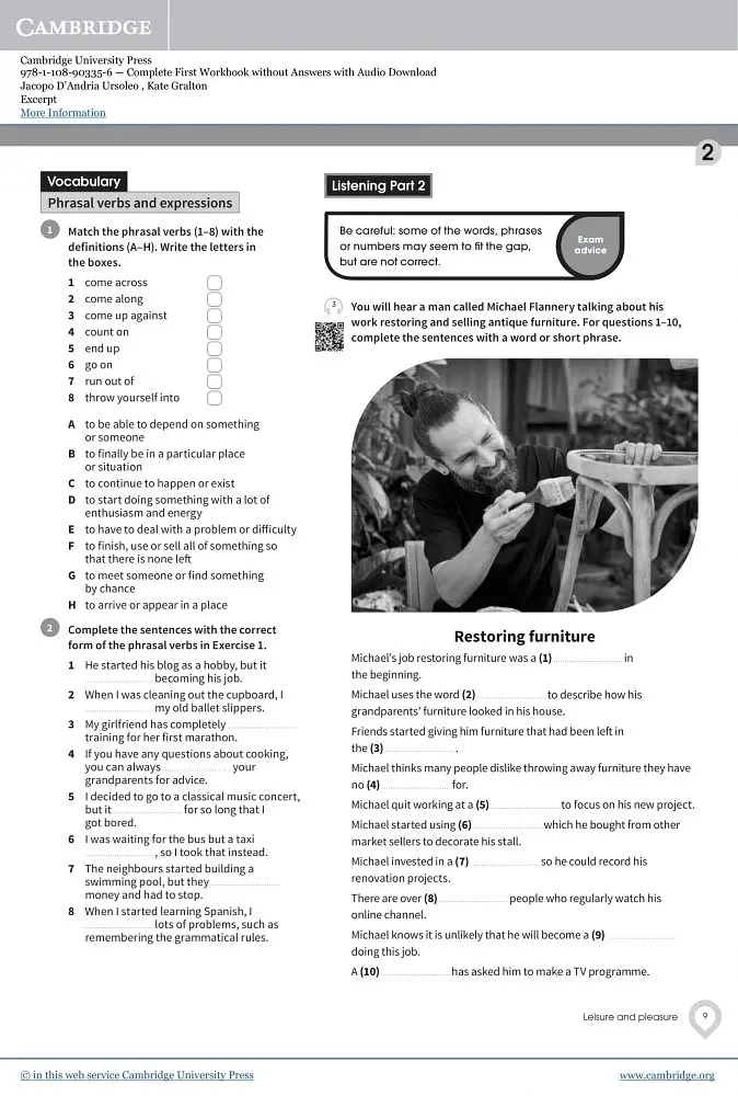 Complete First. Workbook without answers and Downloadable Audio - фото 7