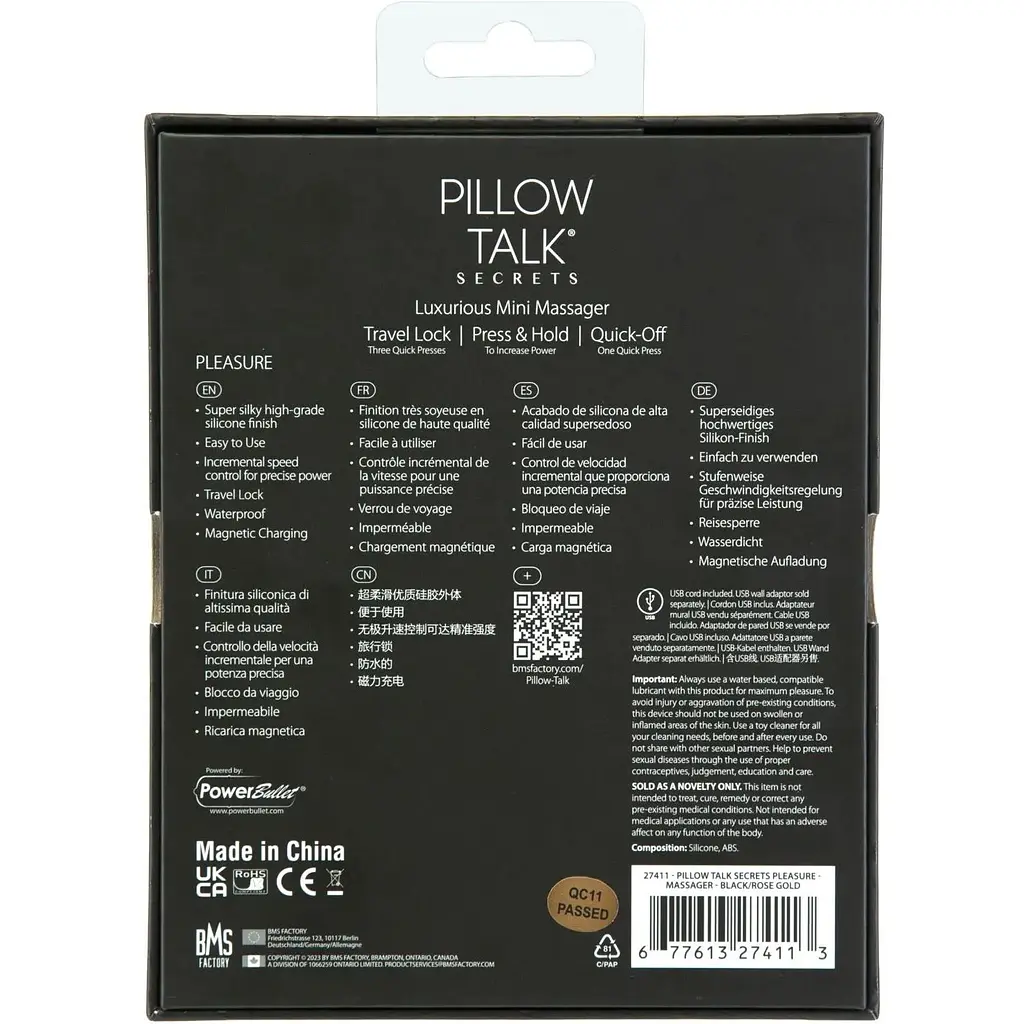 Мінівібромасажер Pillow Talk Secrets - Pleasure - Clitoral Vibrator Wand - фото 8