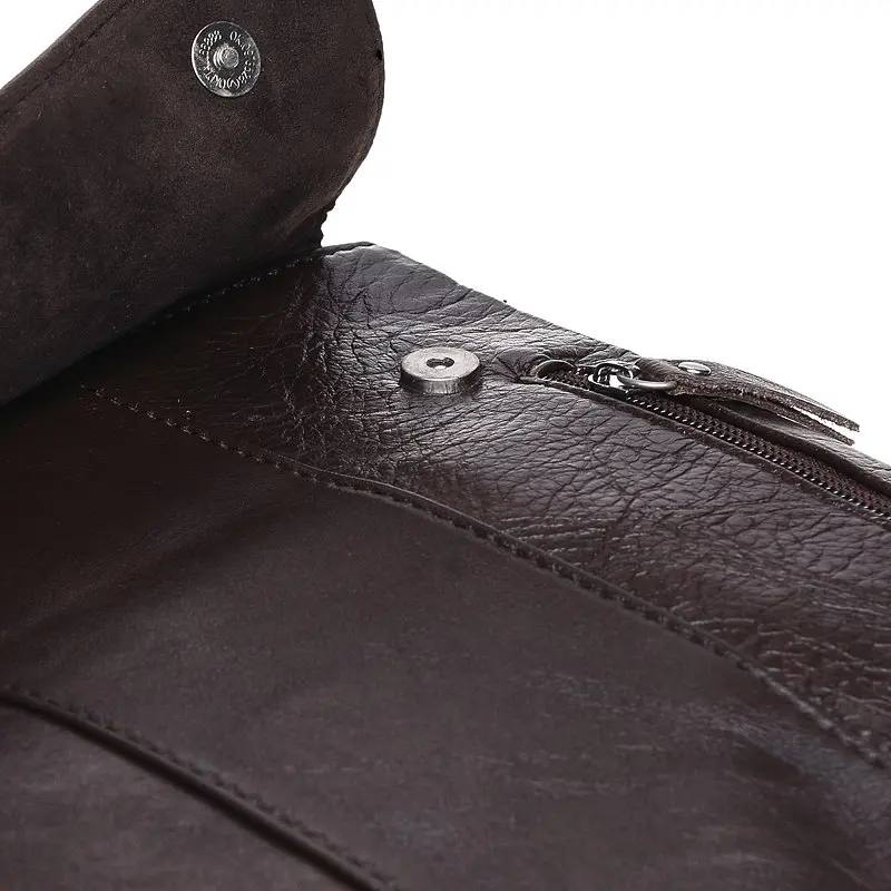 Чоловіча шкіряна сумка Borsa Leather K18863-brown - фото 5