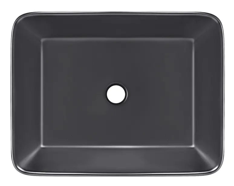 Раковина Qtap Tern без донного клапана QT172074MBMBN
