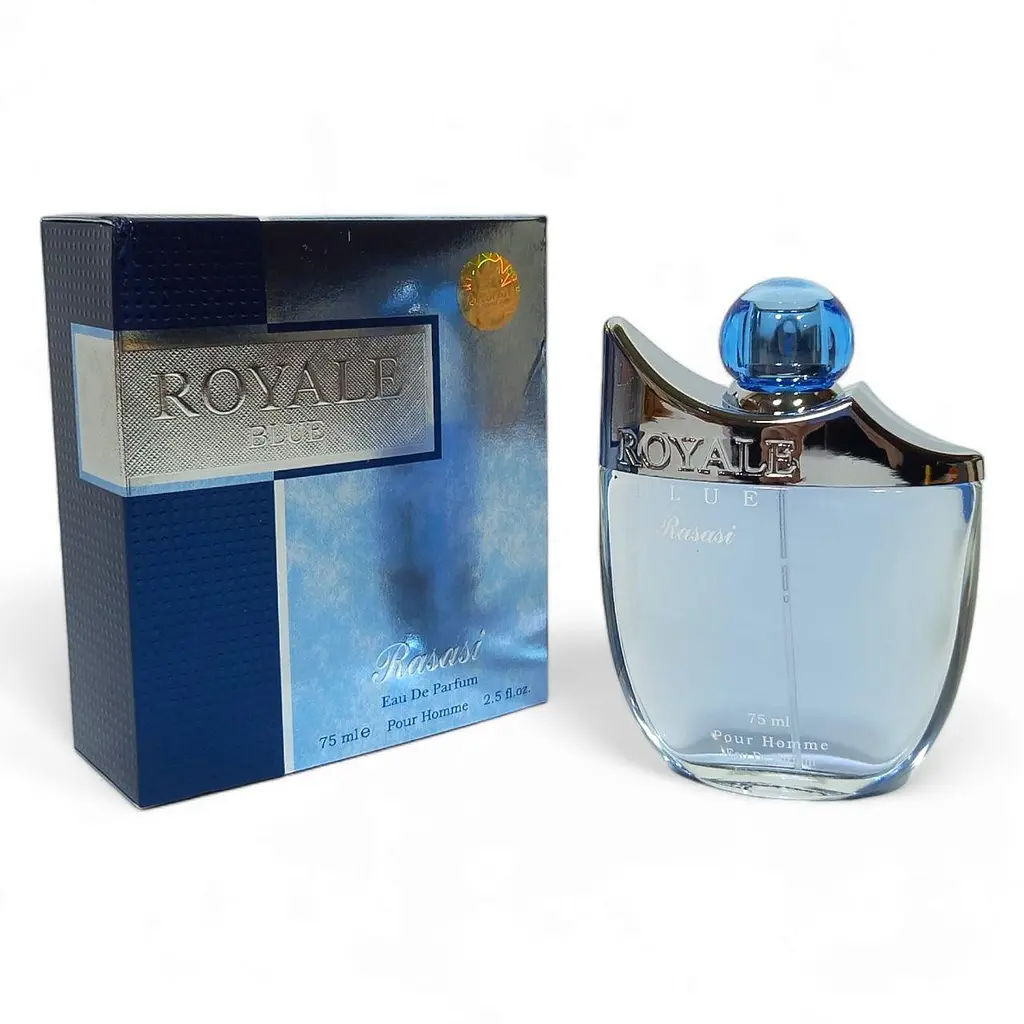 Парфумована чоловіча вода Rasasi Royale Blue pour homme 75 мл (361546354617) - фото 5