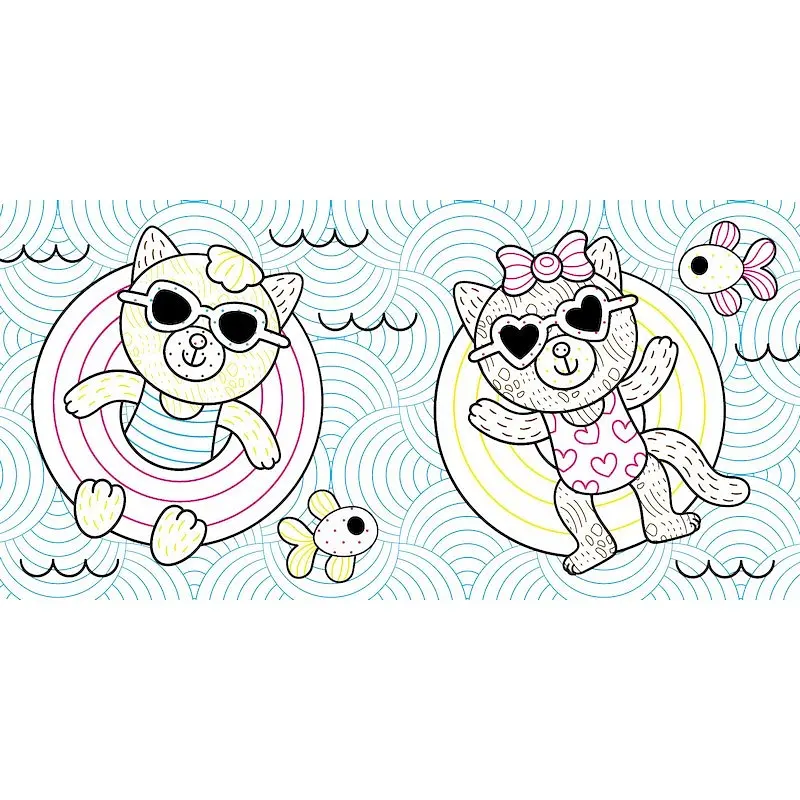 Водная раскраска Мир вокруг меня "Лето" Ранок 1806001, 12 страниц - фото 3