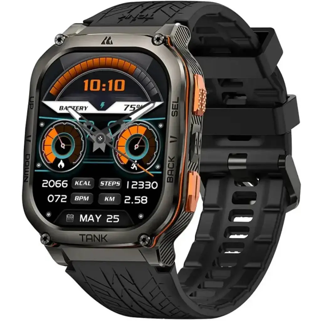 Смарт-годинник тактичний Kospet Tank M3 ULTRA Metal Black (KTM0003UMB) - фото 3
