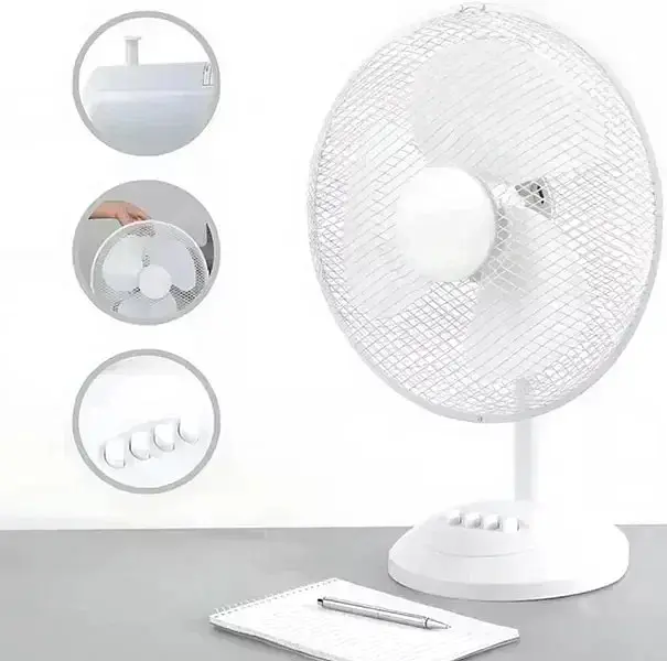 Вентилятор підлоговий DOMOTEC MS-1625 White • Побутовий вентилятор для дому, офісу та кімнати - фото 3