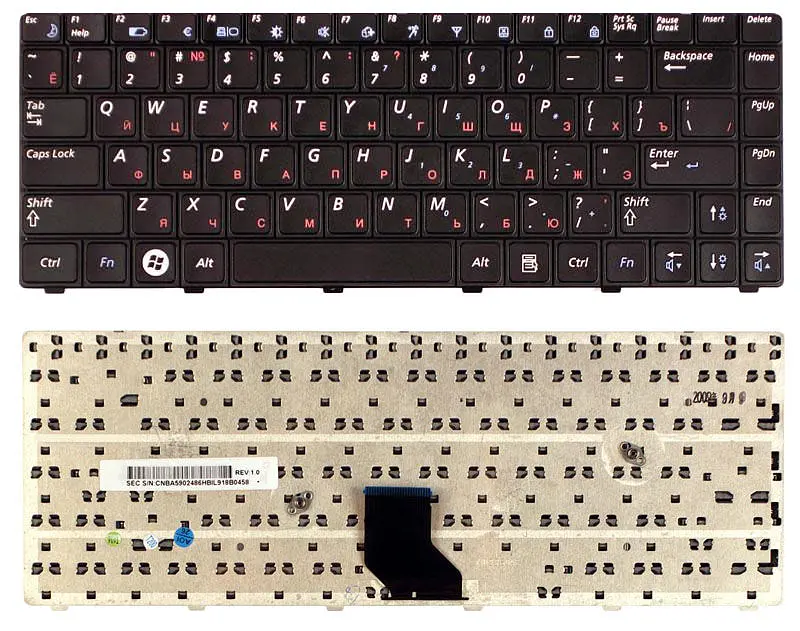 Клавіатура для ноутбука Samsung (R513, R515, R518, R520, R522) Black - фото 3