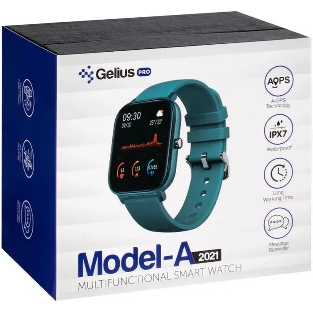Смарт-годинник Gelius Pro Model-A (IPX7) Black - фото 2