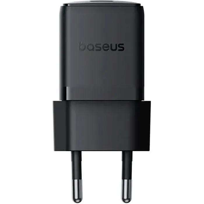 Мережевий зарядний пристрій Baseus Palm Fast Charger USB-C 30W + Cable USB-C to USB-C 60W 1m Black (P10111605113-01) [168077] - фото 4