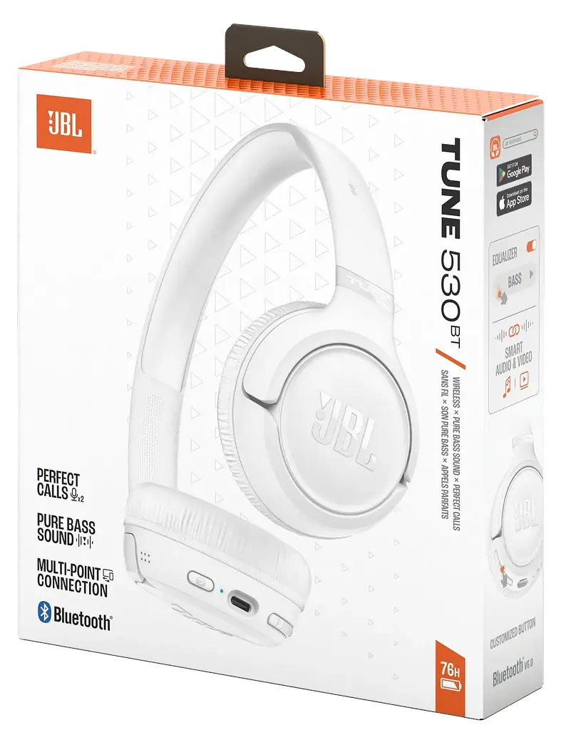 Навушники Tune 530BT White (JBLT530BTWHTEU) JBL teh0021118 - фото 10