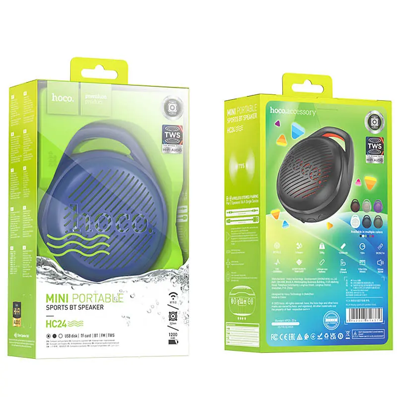 Bluetooth Колонка Hoco HC24 Hearty sports Blue - фото 2