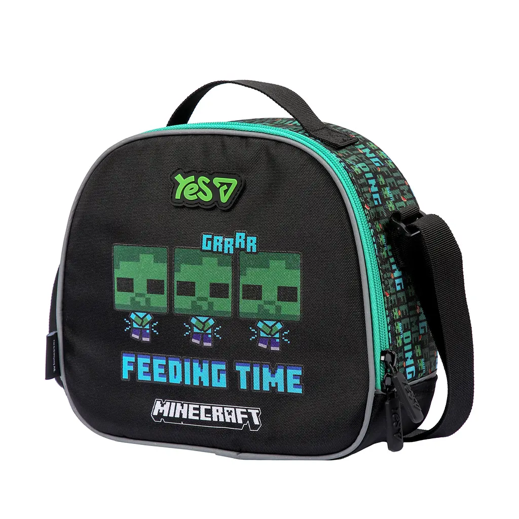 Сумка для ланчу Yes Minecraft Adventure Slug LB-01 чорно-зелена (550604)