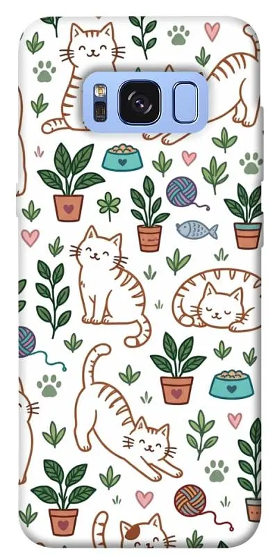 TPU чохол Demsky Cats pattern для Samsung G950 Galaxy S8