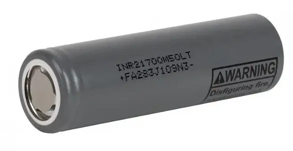 Акумулятор Li-ion 21700 5000mAh INR21700 M50LT 7.2A (Сірий) - фото 6