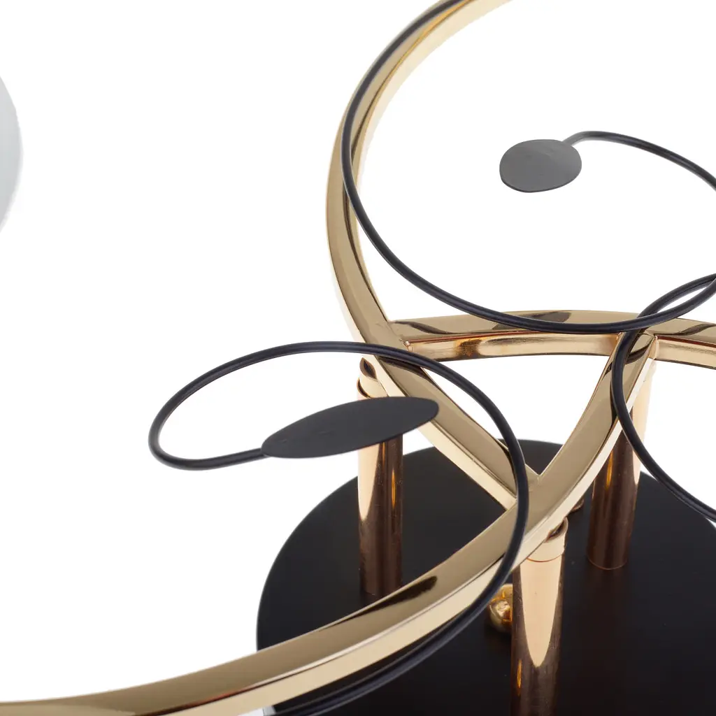 Люстра потолочная Brille в прихожую E27 60W BK (LK-713S/3) - фото 3