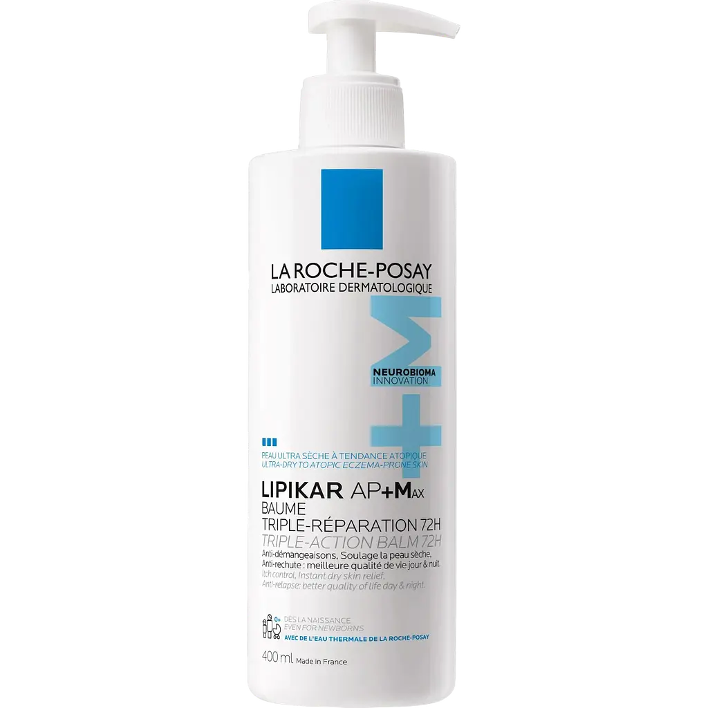 Набор La Roche-Posay: Бальзам для тела Lipikar AP+M 400 мл + Очищающий крем-гель для тела Lipikar Syndet АР+ для сухой кожи 400 мл + Подарок. Детская игрушка-зайка. - фото 2