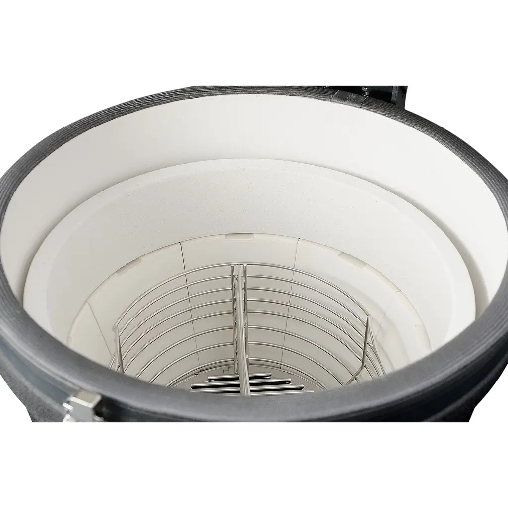 Керамический угольный гриль Grilli Kamado L 5 в 1 с системой BBQ Block Fire (749777) - фото 12