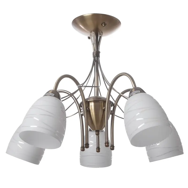 Люстра потолочная Brille E14 40W BZ (LK-527C/5) - фото 9