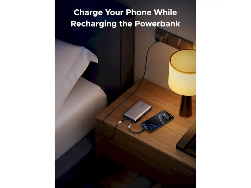 Зовнішній акумулятор (Power Bank) UGREEN PB551 20000mAh 145W Grey (55992) - фото 3