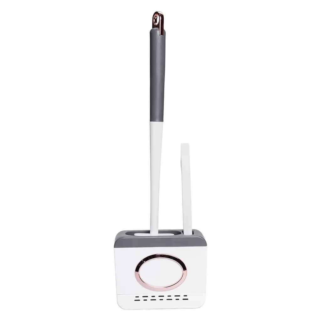 Комплект аксесуарів для туалету з підставкою, темно-сірий Household Cleaning Products HP-35015-48DG - фото 6