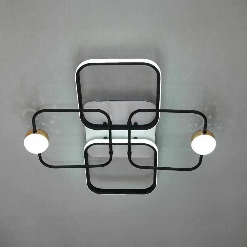 Led люстра з ефектом зоряного неба MX2990-2+2A WH+BK - фото 5