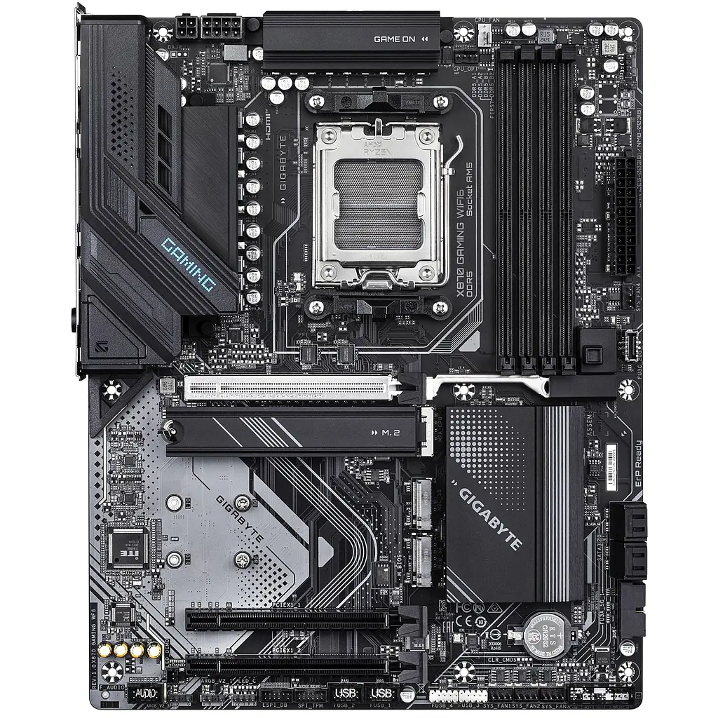 Материнская плата X870 GAMING WF6 sAM5 X870 sAM5 X870 4xDDR5 M.2 HDMI D-Sub Wi-Fi BT ATX Gigabyte teh0019006 - фото 2