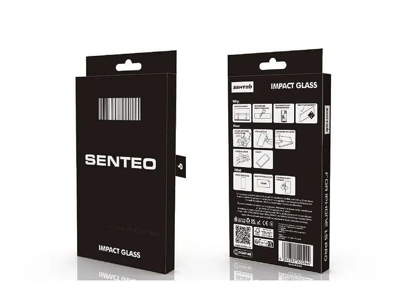 Захисне скло SENTEO 9H Shock Resistant for iPhone 15